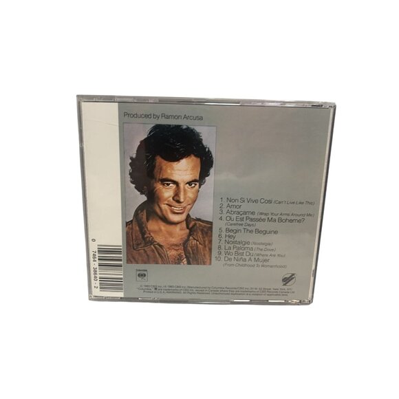 Julio Iglesias Non Si Vive Cosi Classic Music CD Album 1983 CBS Records - Picture 4 of 4